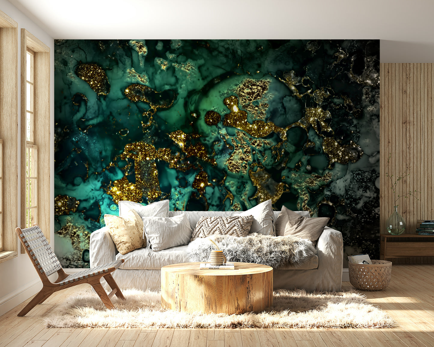 Emerald Allure Wall Mural