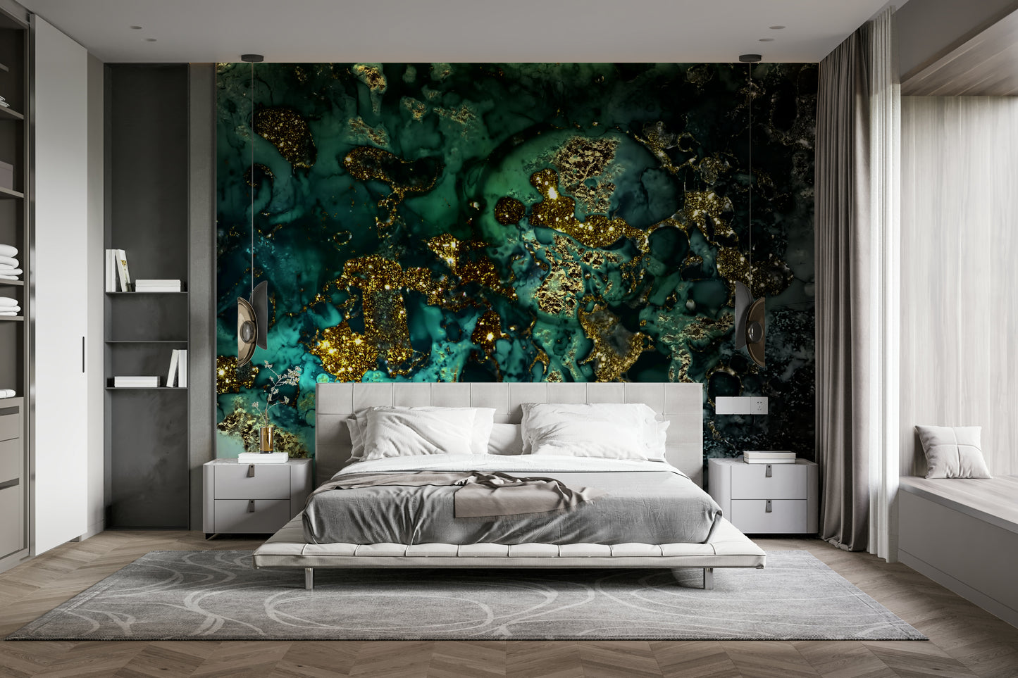 Emerald Allure Wall Mural