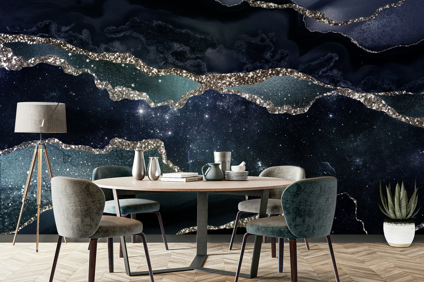 Stardust Veins Wall Mural