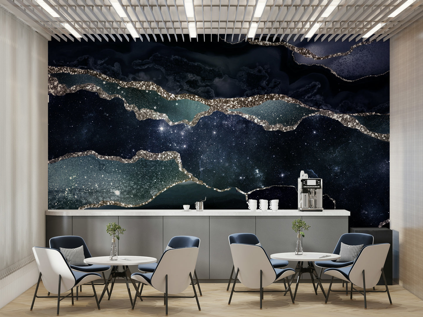 Stardust Veins Wall Mural