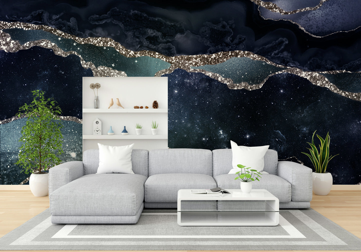 Stardust Veins Wall Mural