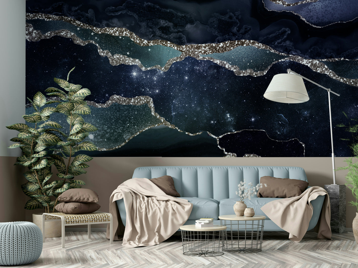 Stardust Veins Wall Mural