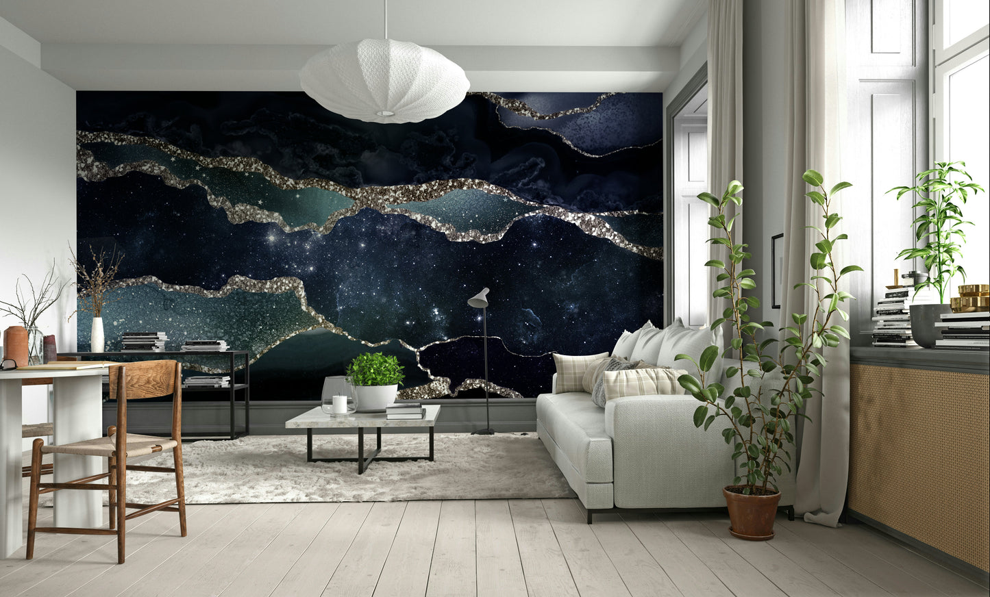 Stardust Veins Wall Mural
