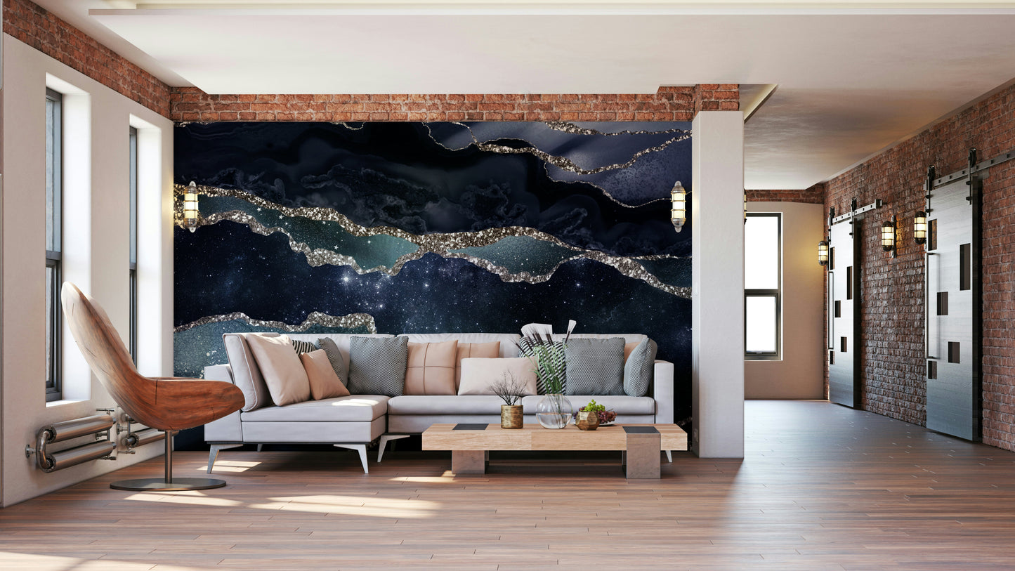 Stardust Veins Wall Mural