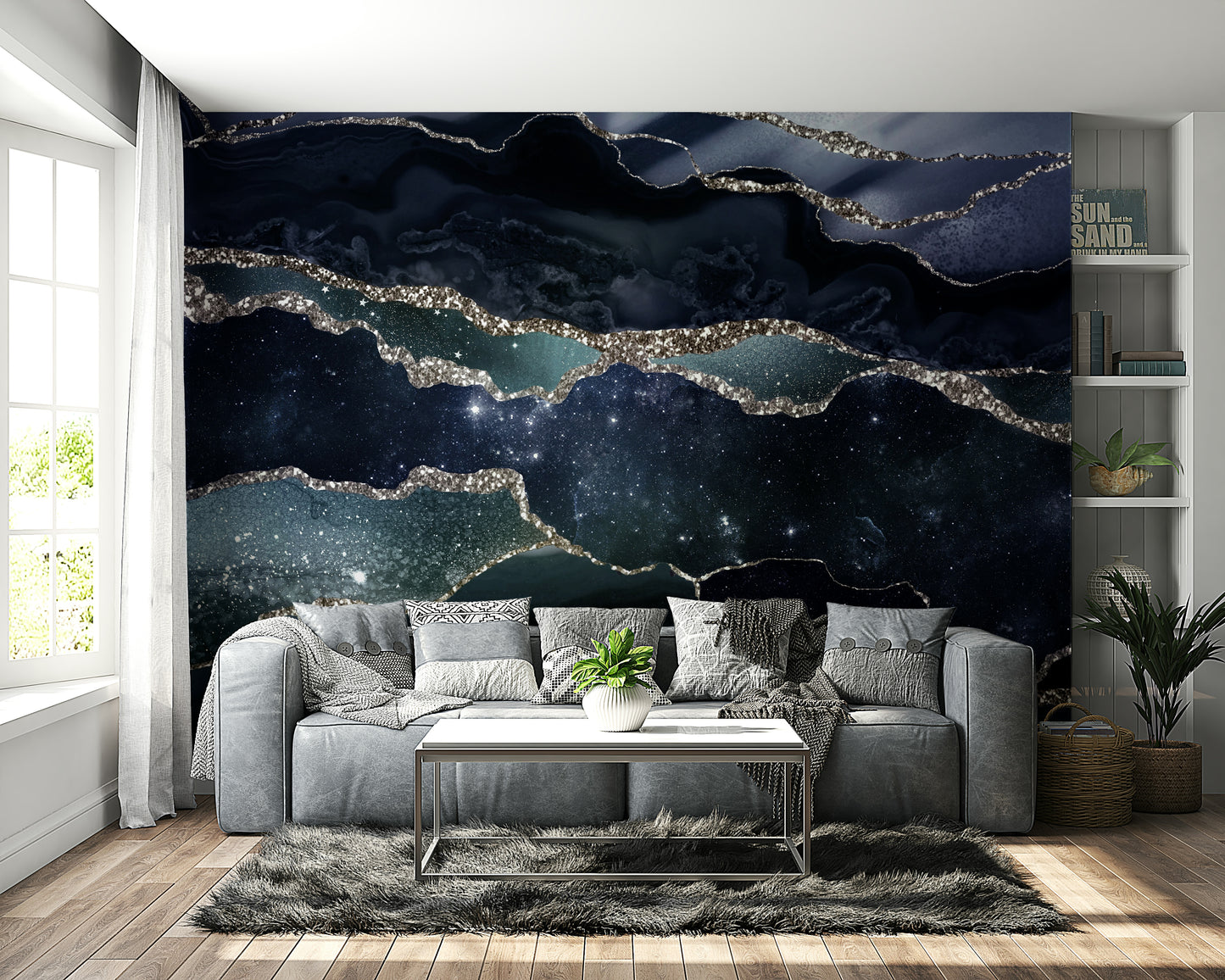 Stardust Veins Wall Mural