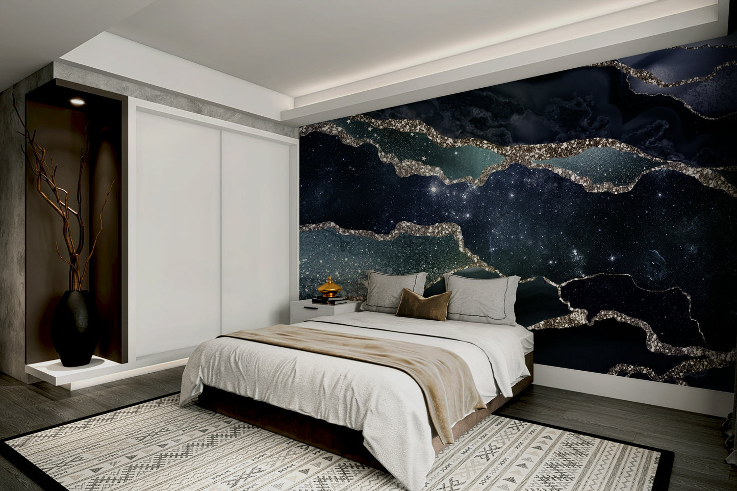 Stardust Veins Wall Mural