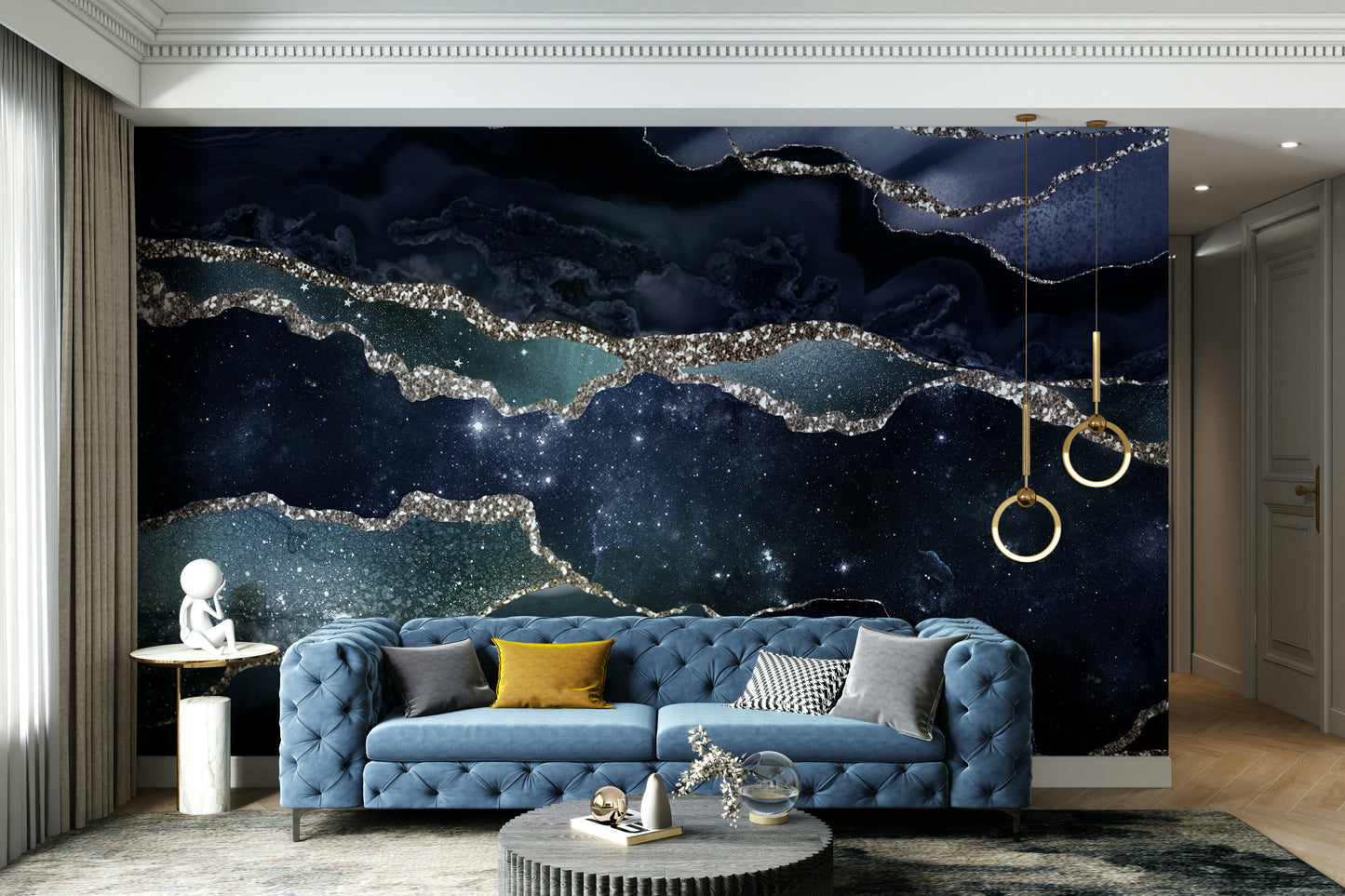 Stardust Veins Wall Mural