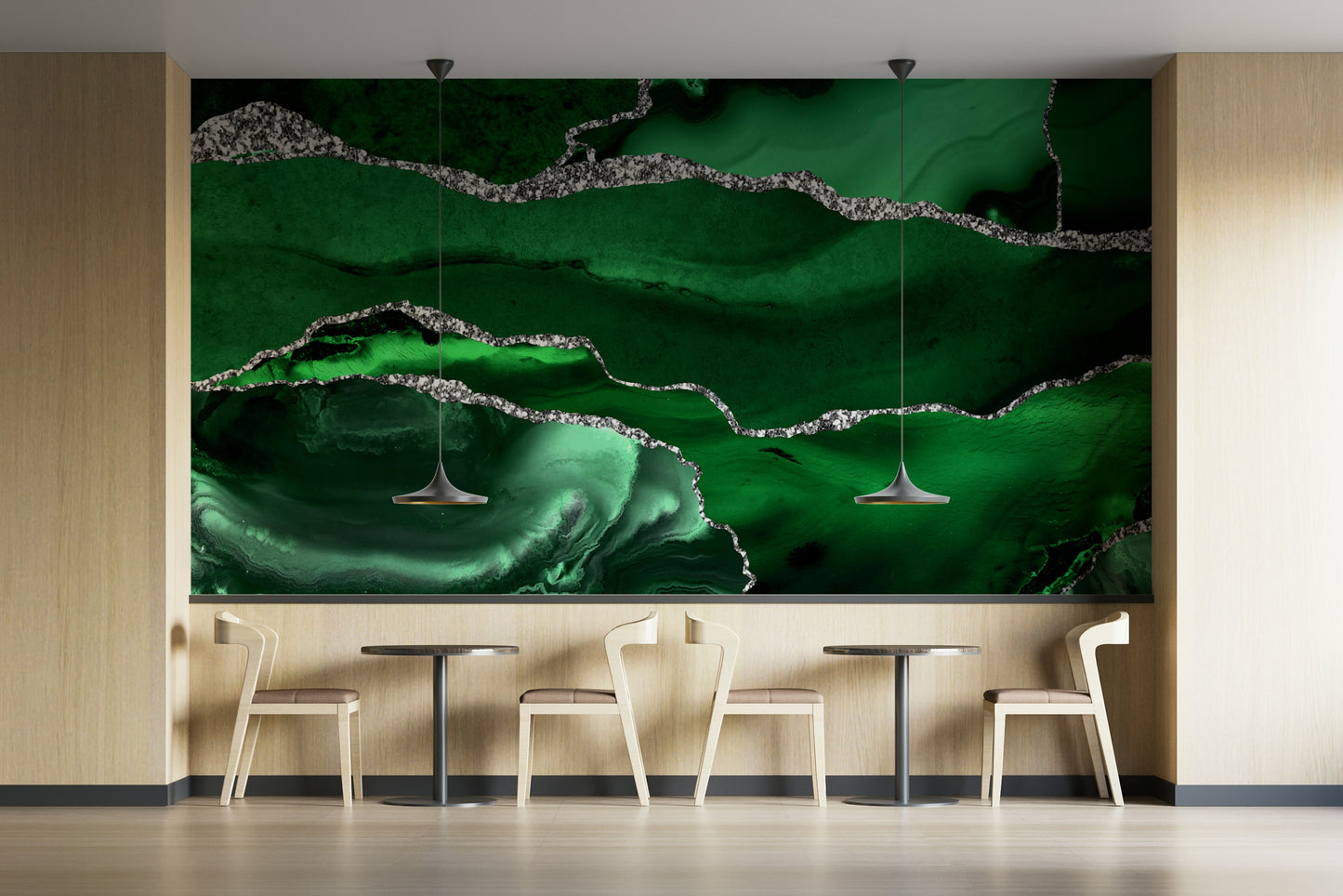 Emerald Agate Wall Mural