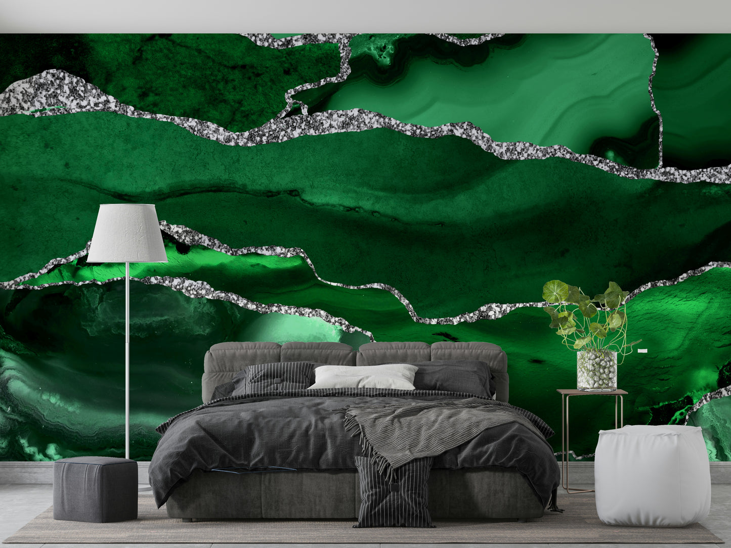 Emerald Agate Wall Mural