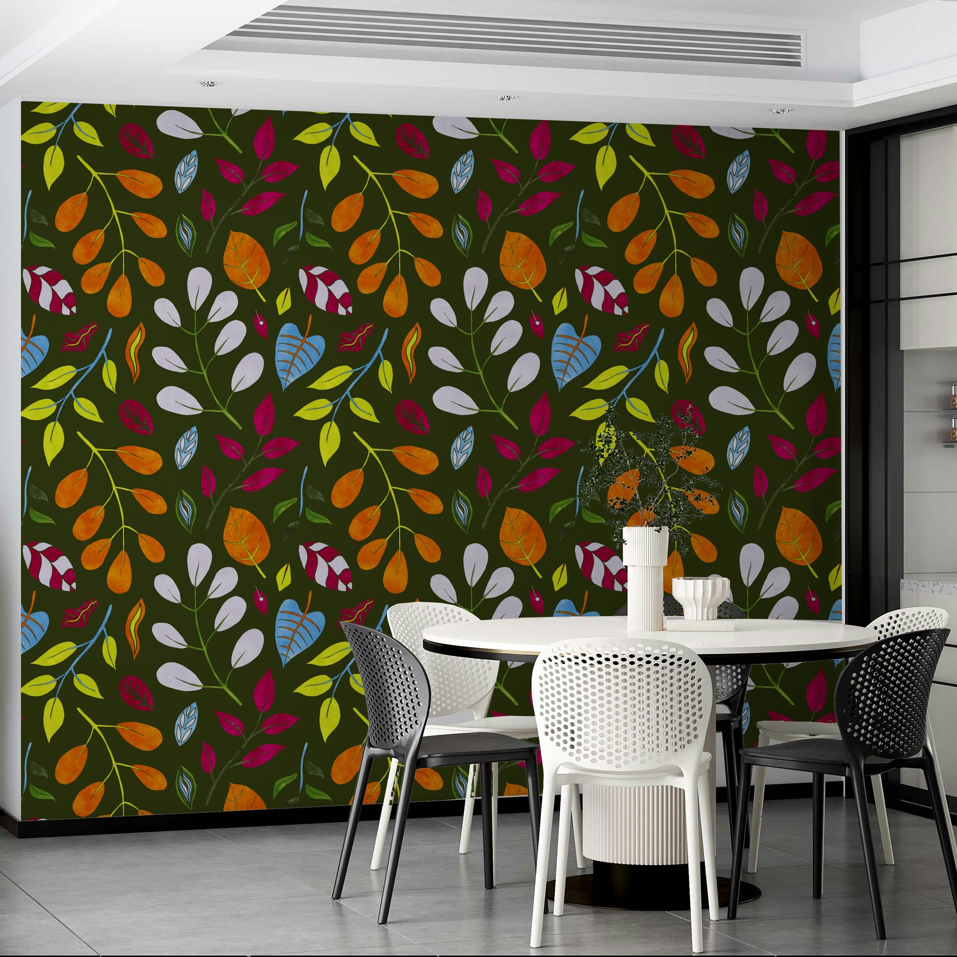 Unique and refreshing home decor wallpaper.

