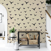Wallpaper for walls with a playful, artistic feel

