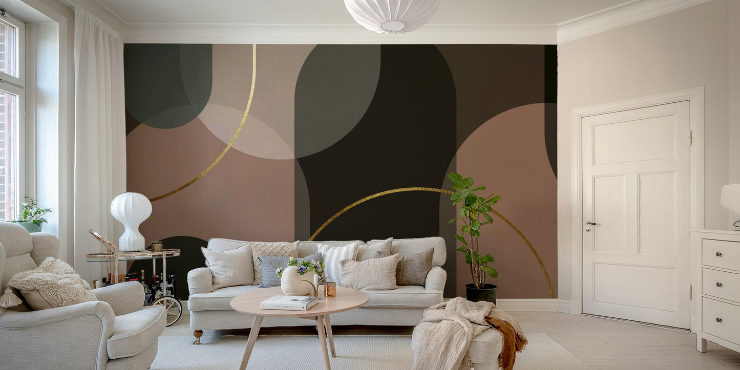 High-quality image of the curved elegance wallpaper

