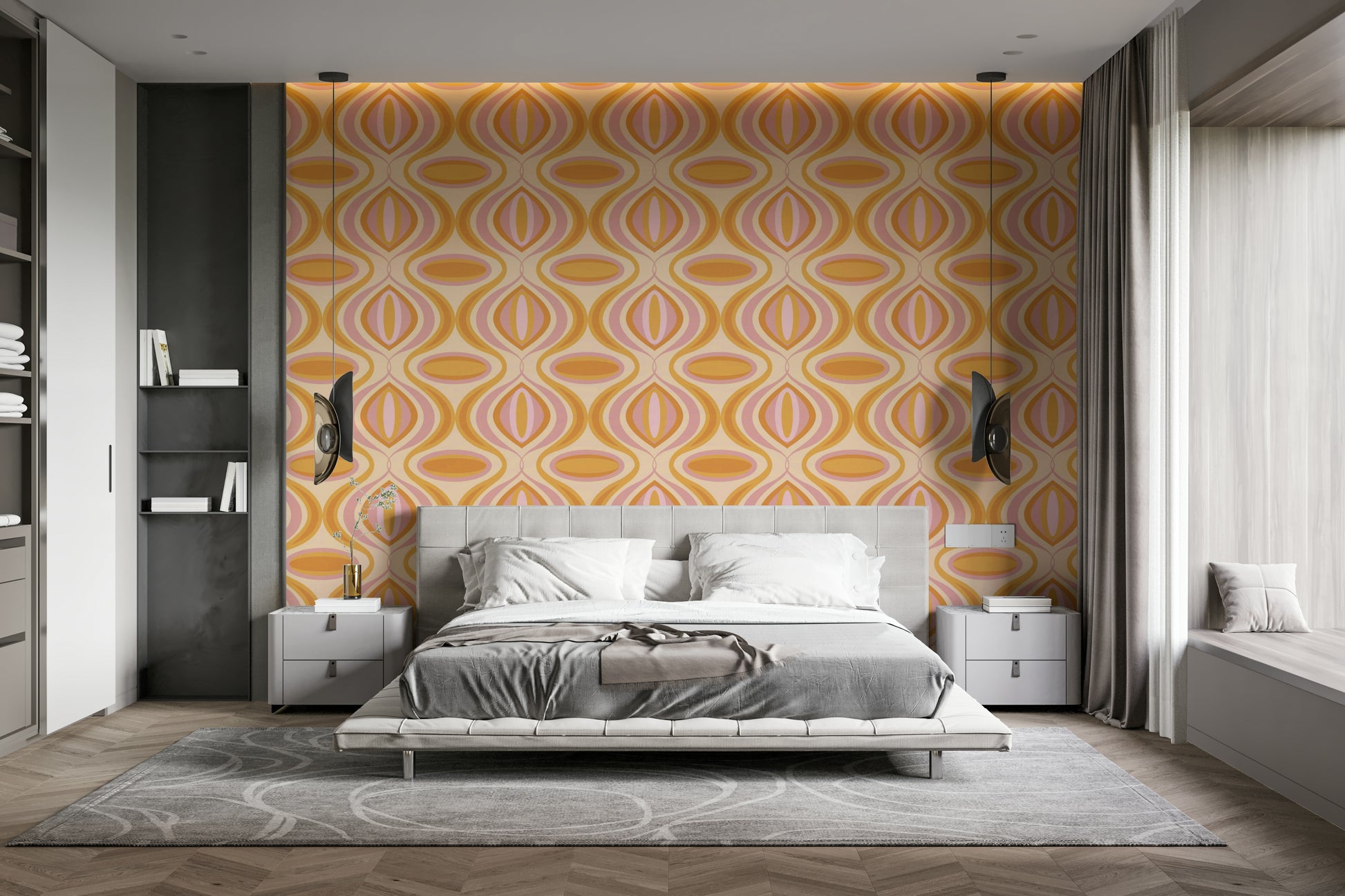 Wallpaper for walls with a peaceful, artistic feel

