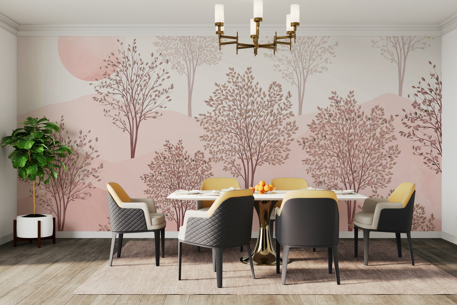 The design has a beautiful, natural aesthetic.

