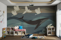 The image has a calm, tranquil feel.

