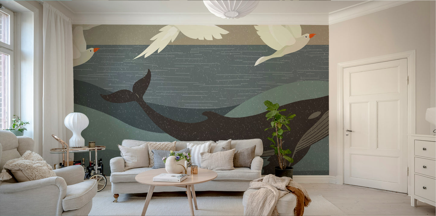 The composition is balanced and uncluttered.

