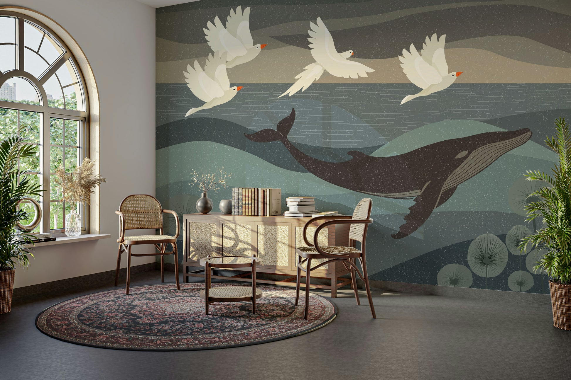 The background is a deep, dark blue or black.

