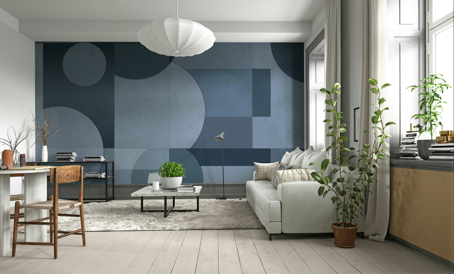 The colors are various shades of blue, from light to dark.

