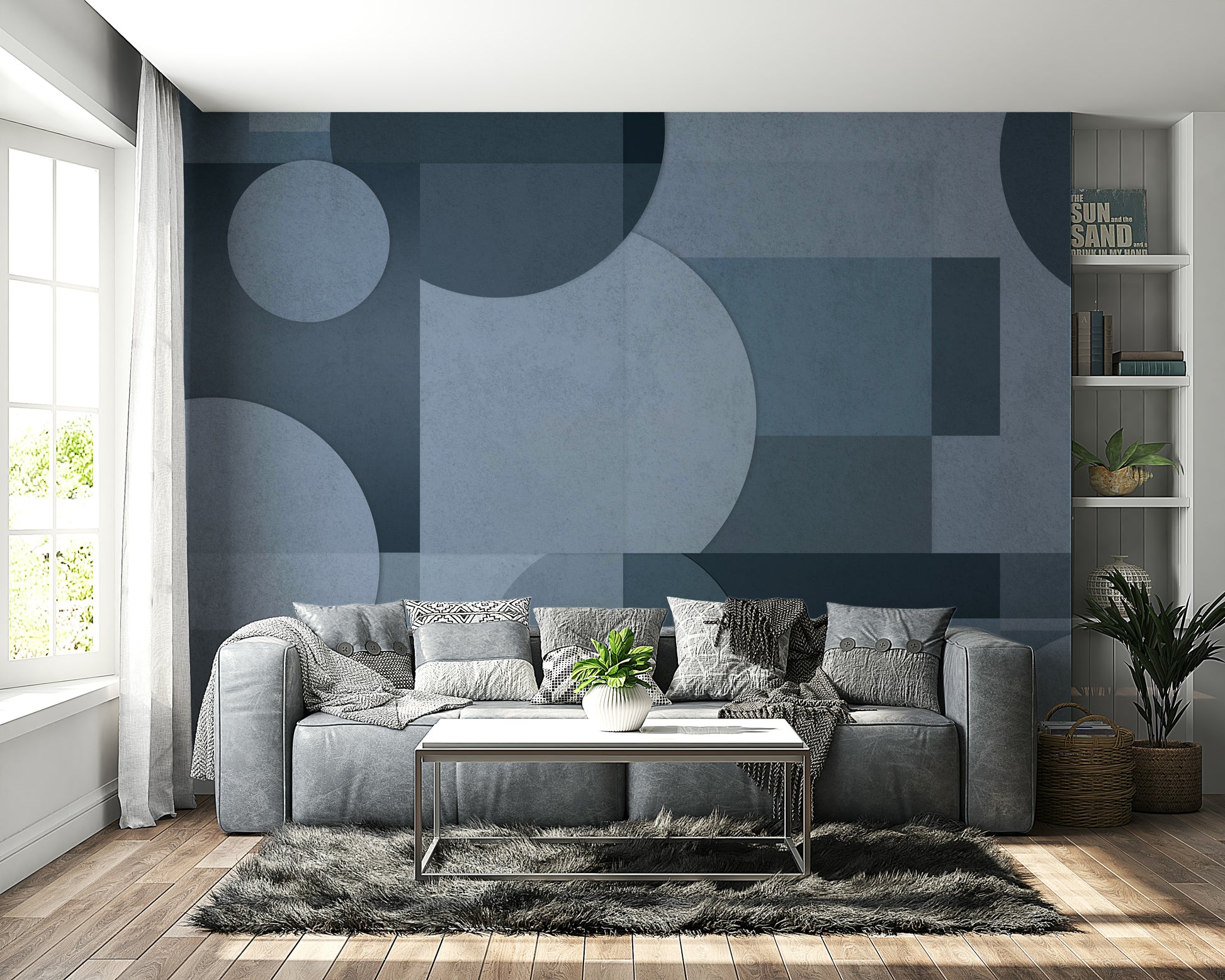 The design feels clean and modern.

