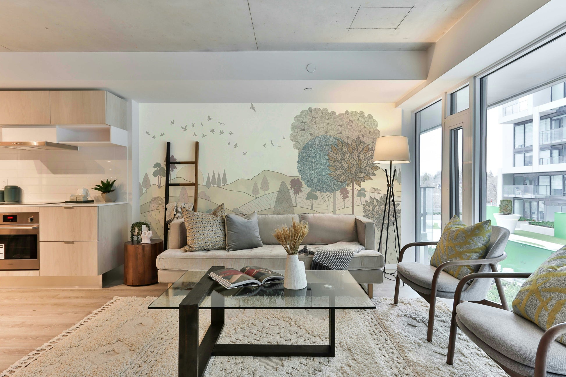 The overall mood is quiet and serene.

