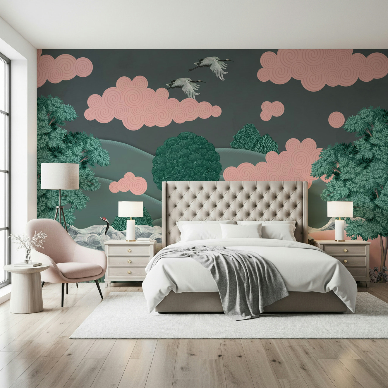 Crane's Dreamscape Wall Mural
