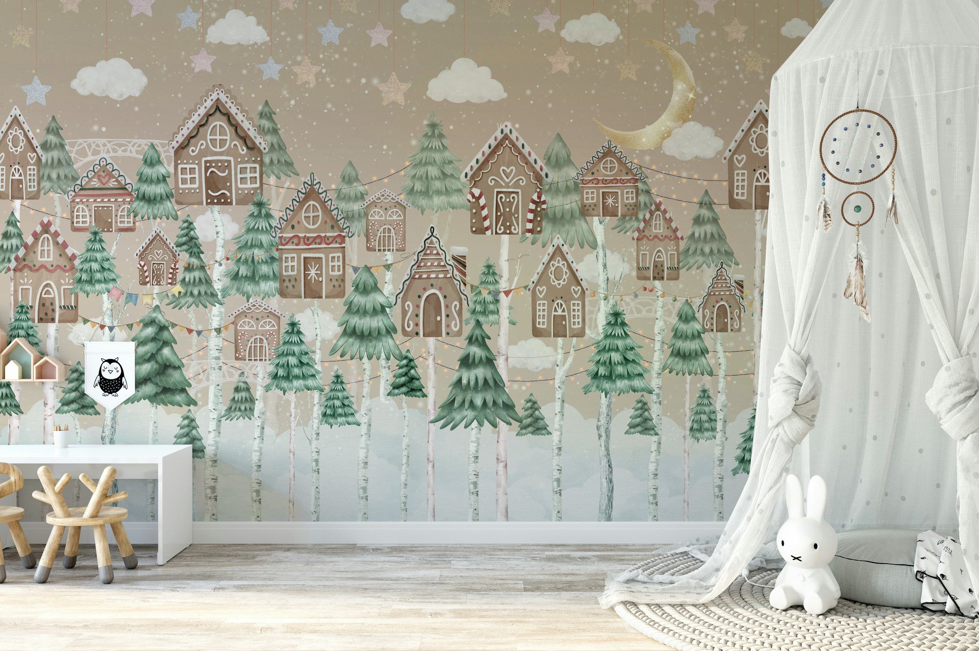 The design is balanced and peaceful.

