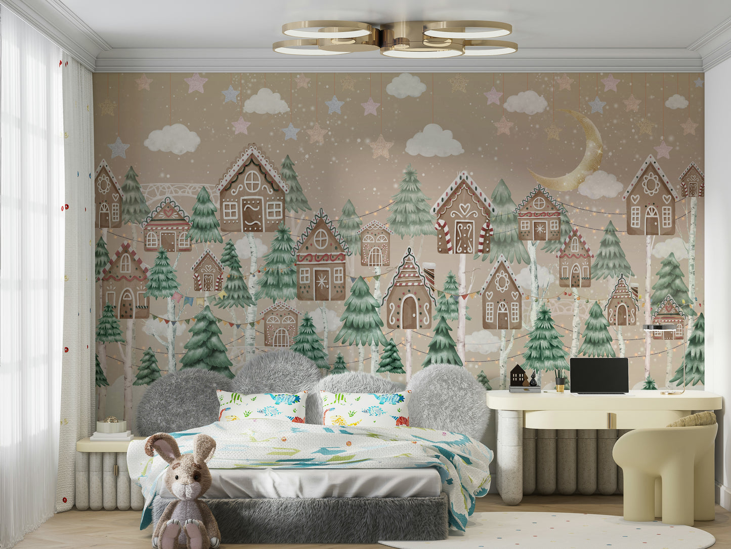 The overall mood is peaceful and calm.

