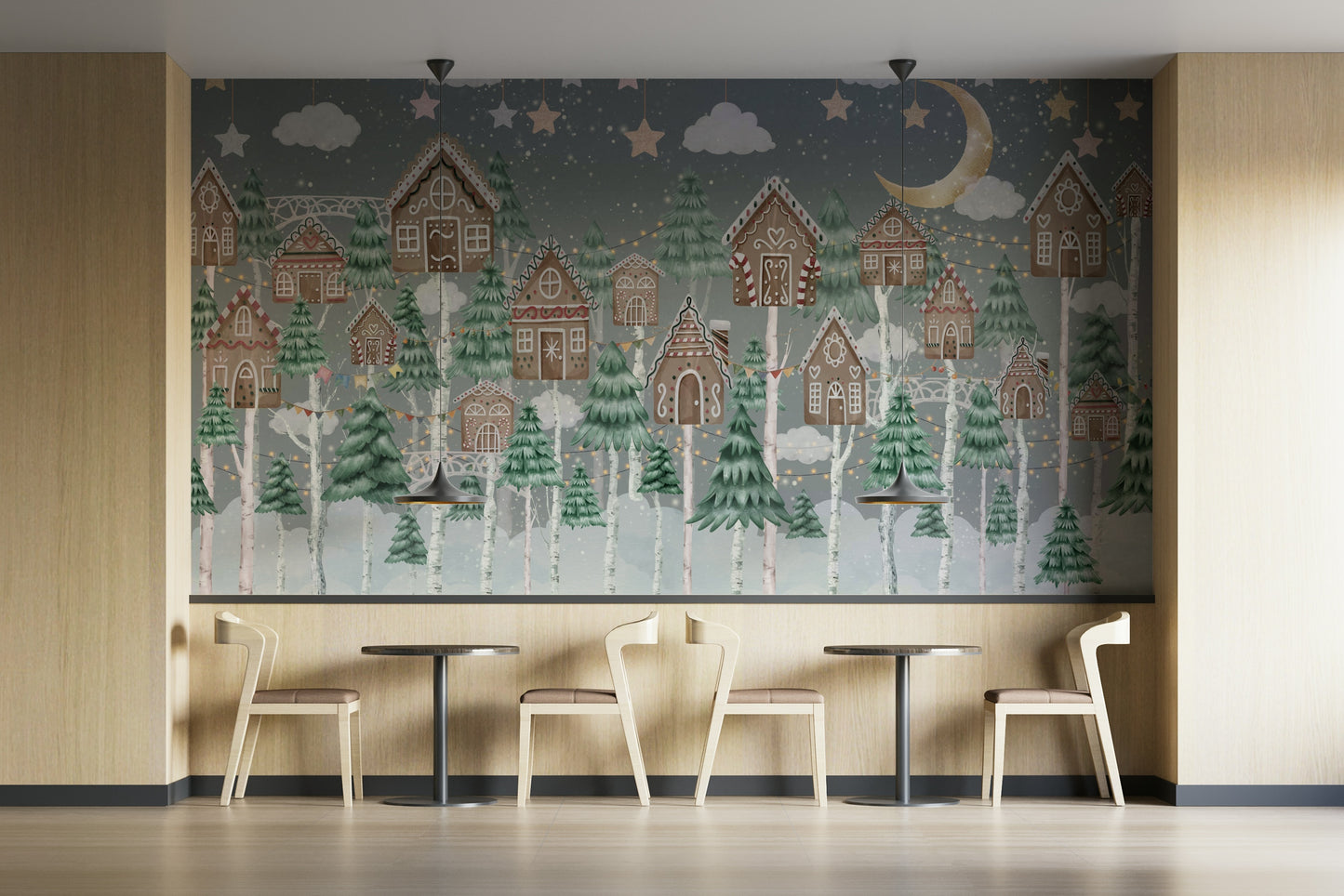 The design feels magical and peaceful.

