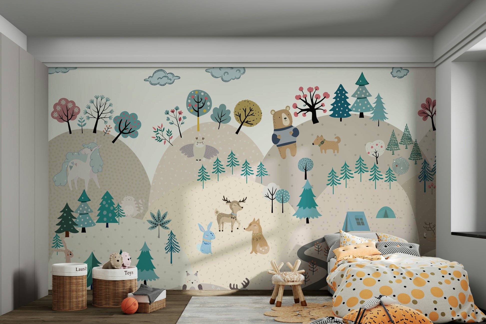 A gentle fox is walking on a path.

