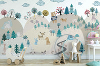 The art style is gentle and cartoon-like.

