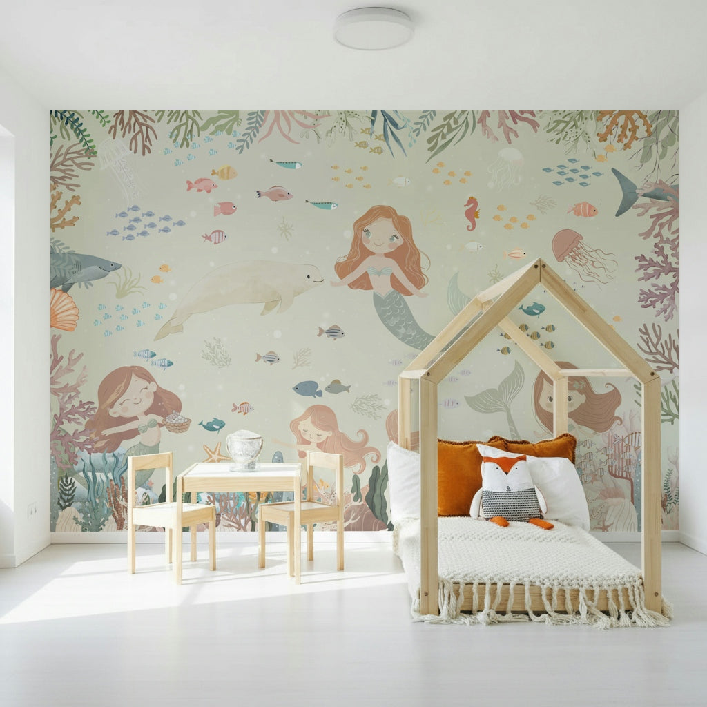 Ocean's Lullaby Wall Mural