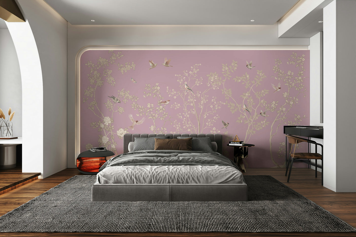 The composition is balanced and uncluttered.

