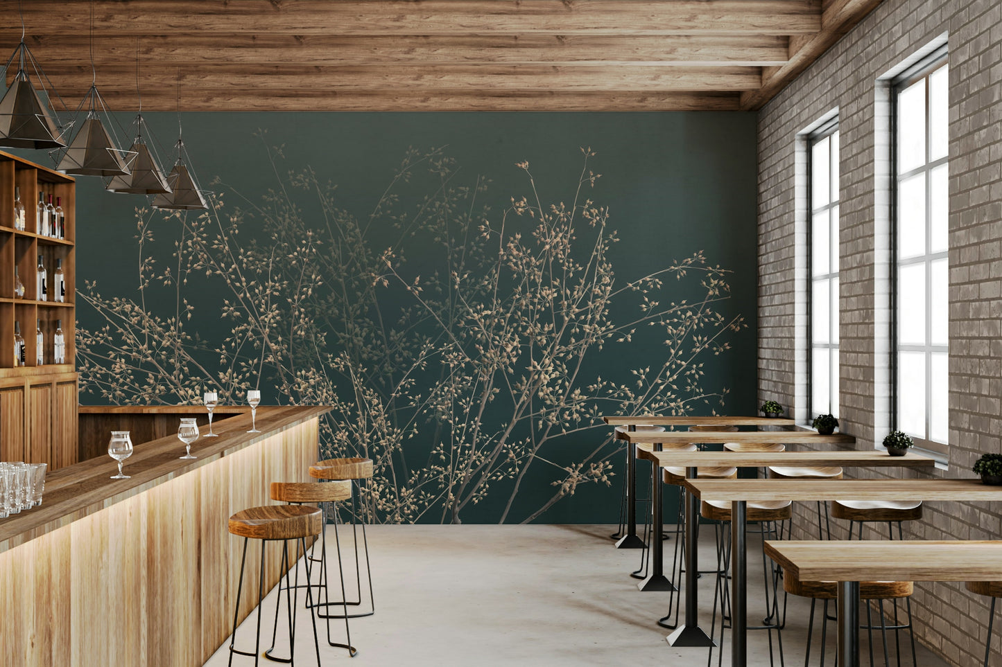 The overall mood is quiet and serene.

