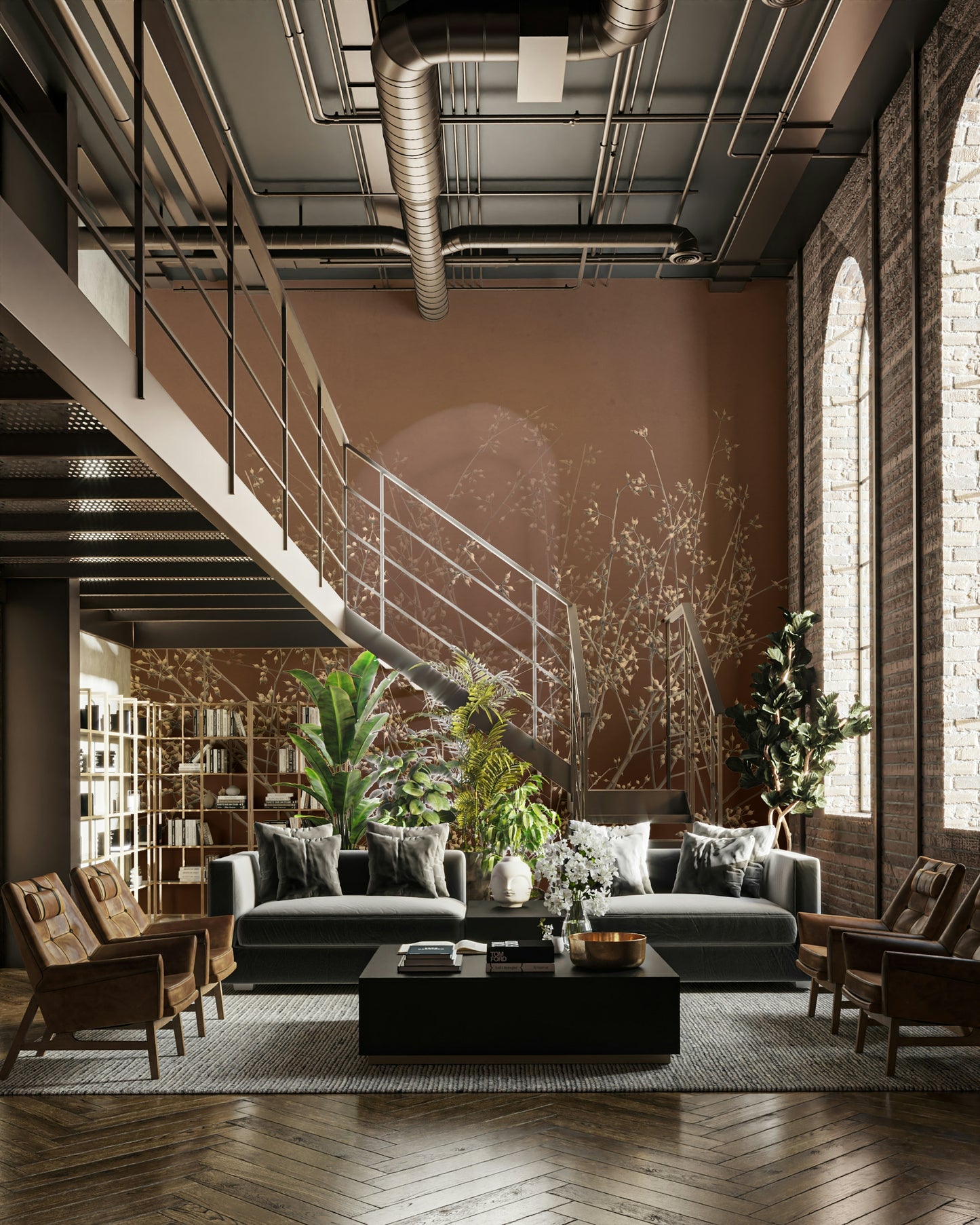 The branches are thin and have a delicate, graceful feel.

