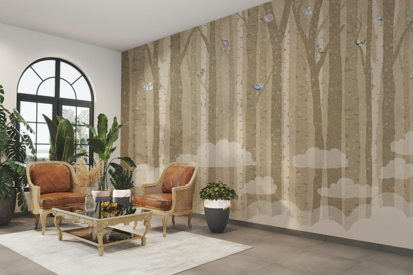 The composition is balanced and uncluttered.

