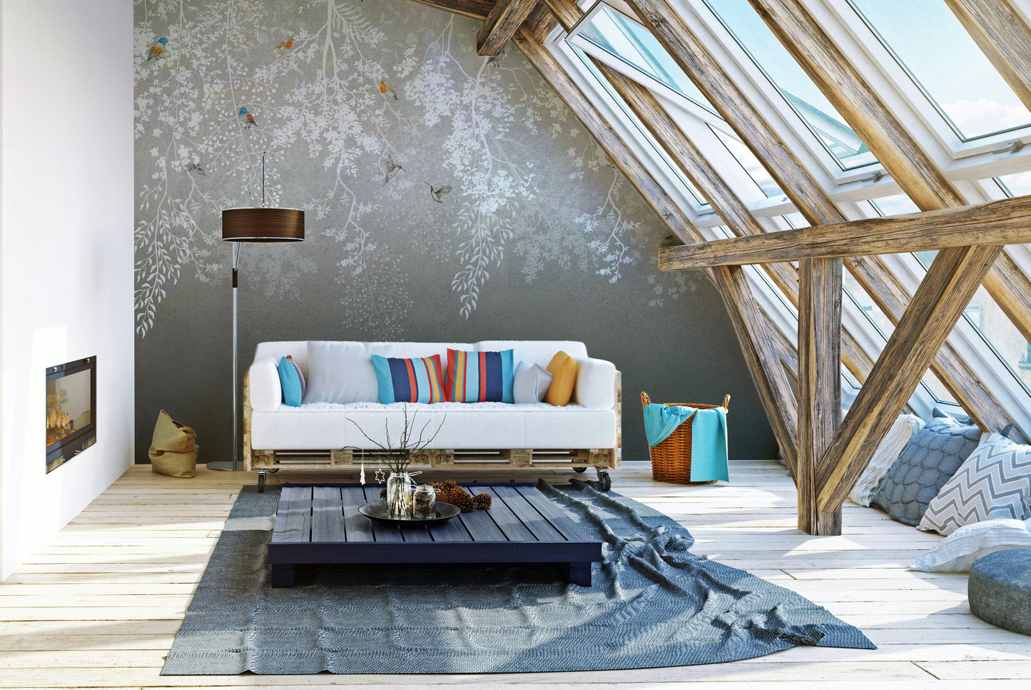 The overall mood is quiet and serene.

