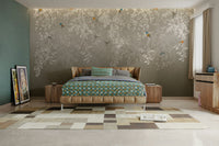 The flowers are soft and delicate, with open petals.

