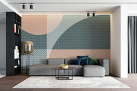 The design is abstract and non-representational.

