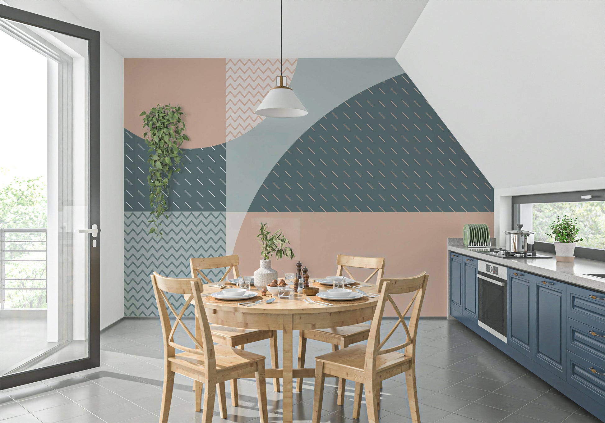 There is a sense of balance and order.

