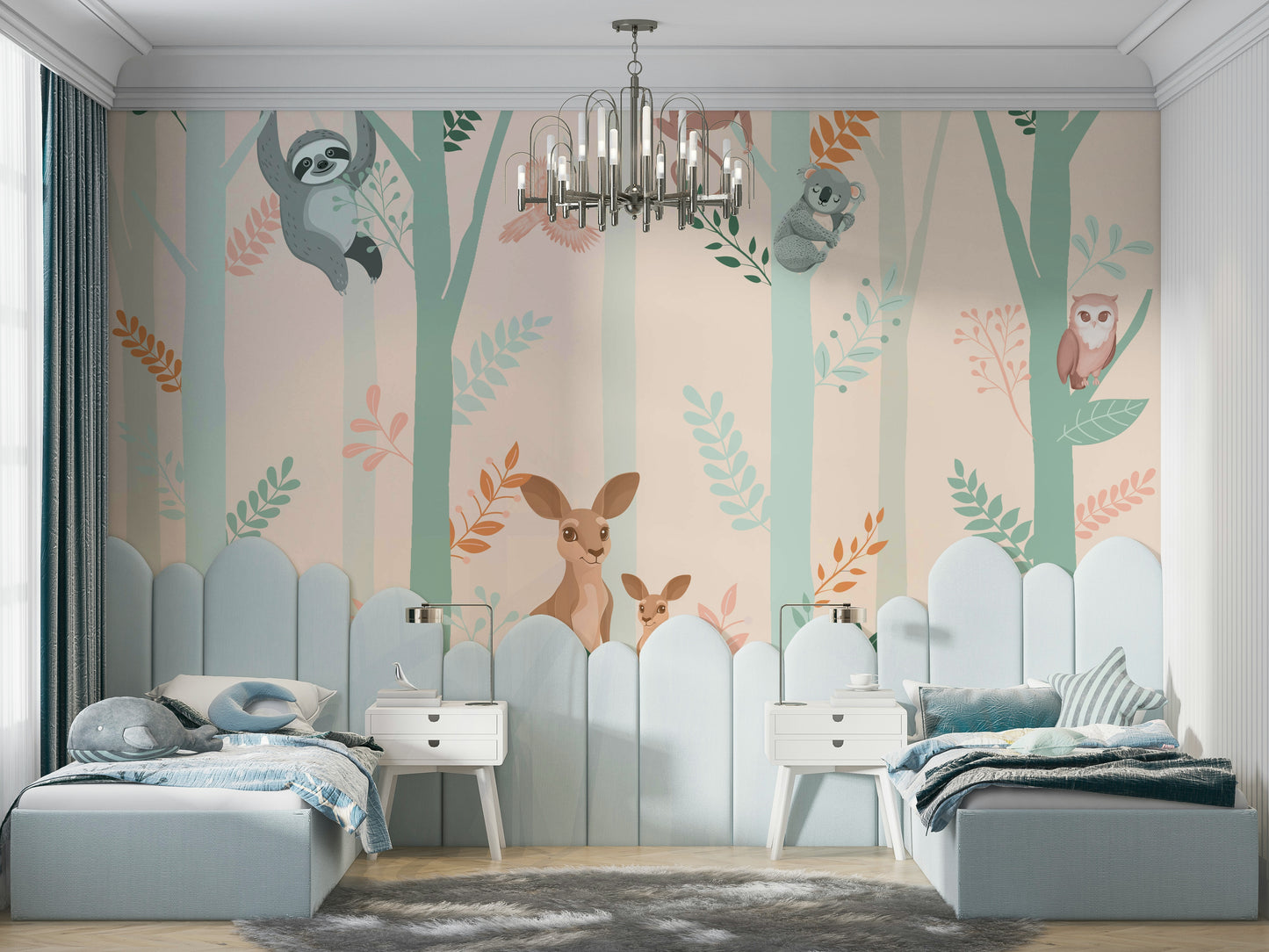 The air seems to have a soft, hazy glow.

