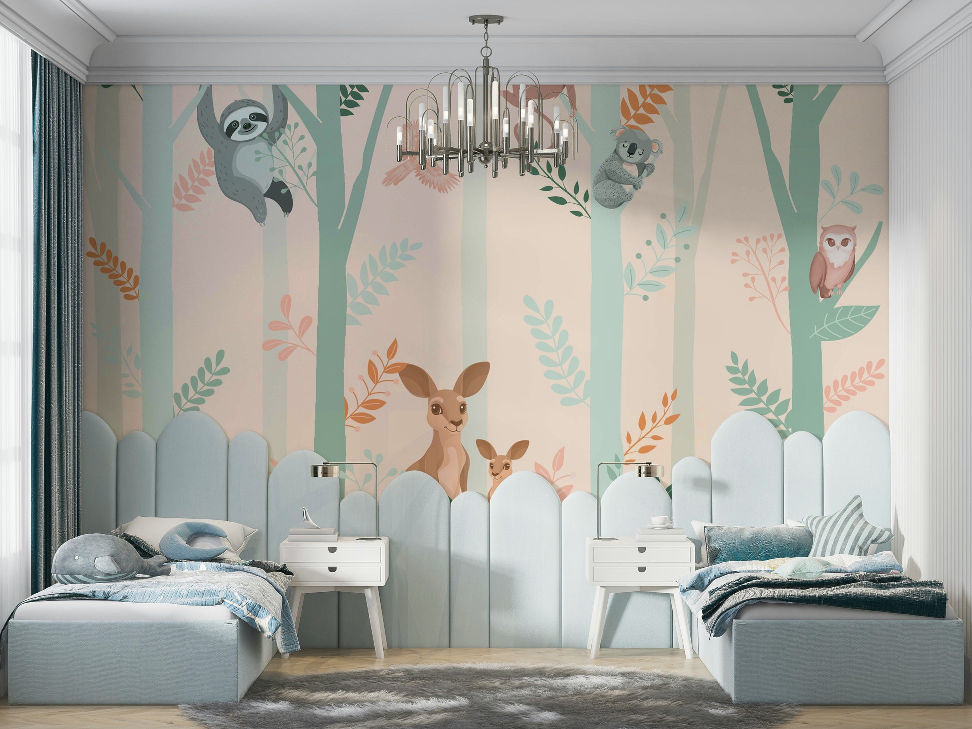 The air seems to have a soft, hazy glow.

