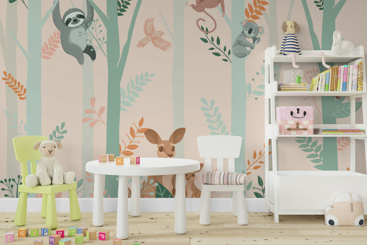 The art style is gentle and cartoon-like.

