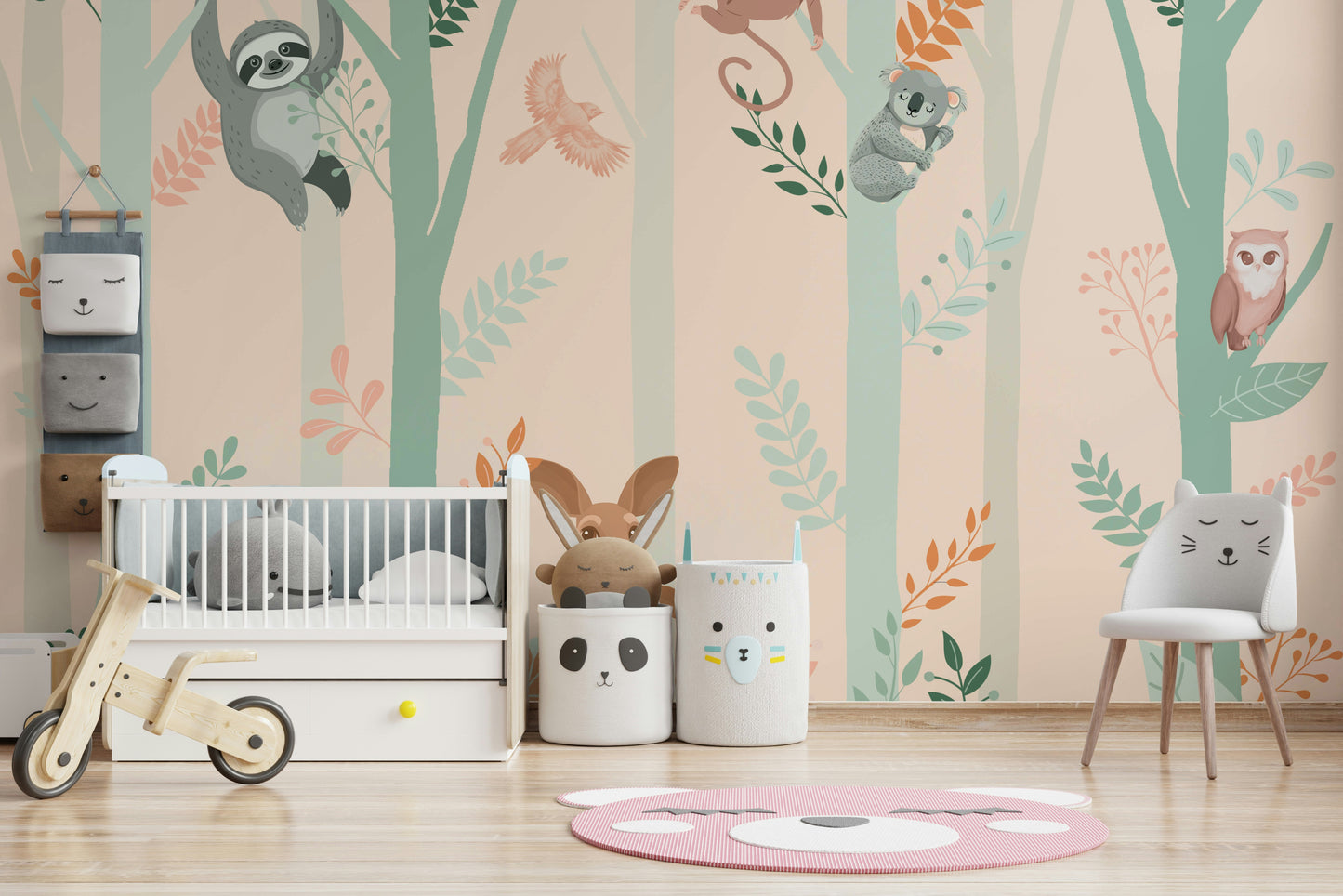 The scene feels quiet and serene.

