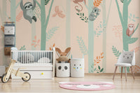 The scene feels quiet and serene.

