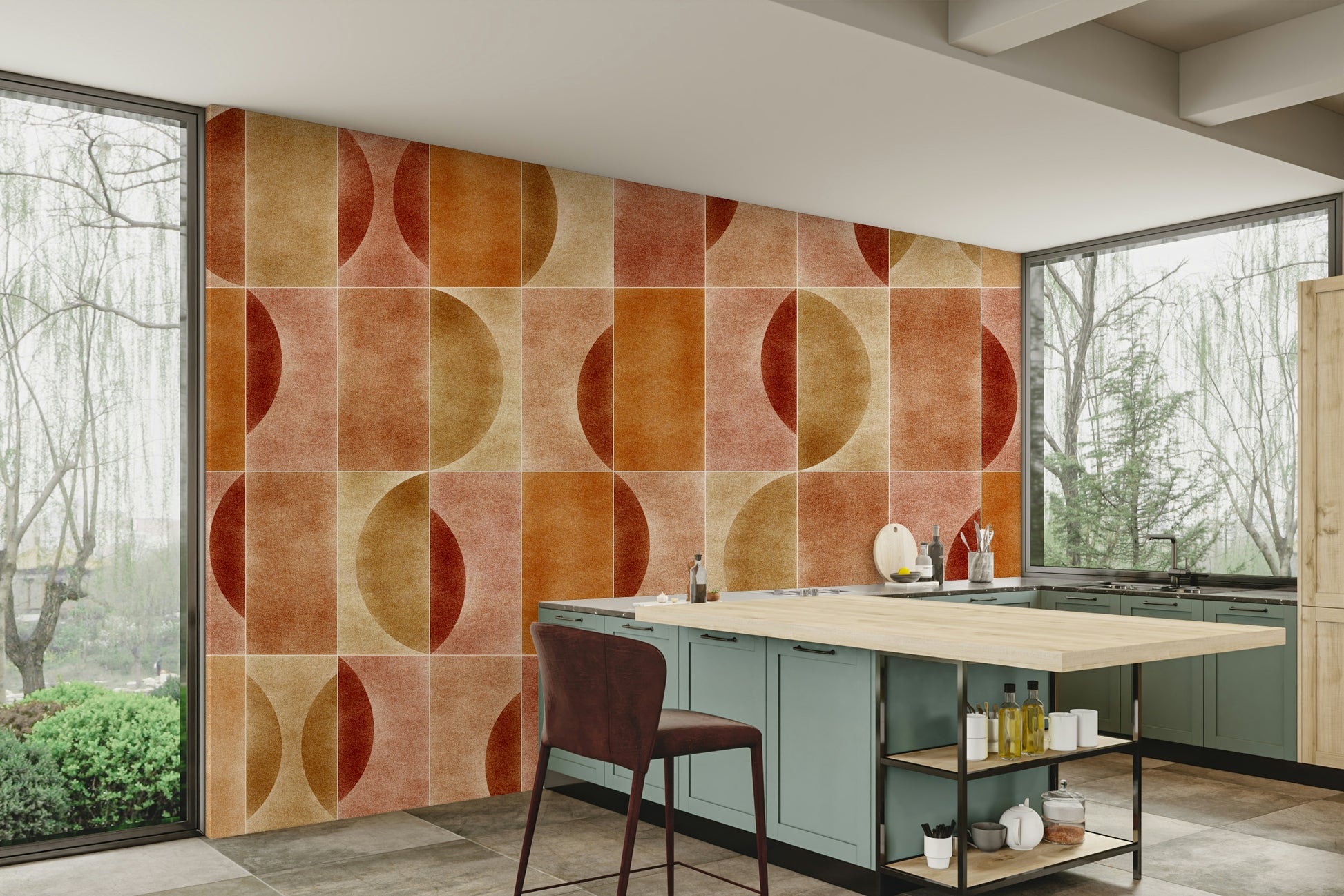 The design feels bold and stylish.

