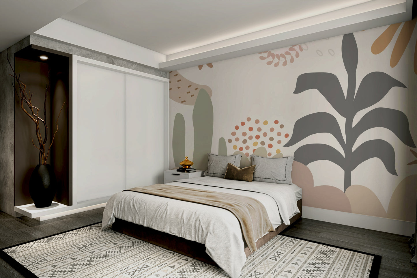 The composition is balanced and uncluttered.

