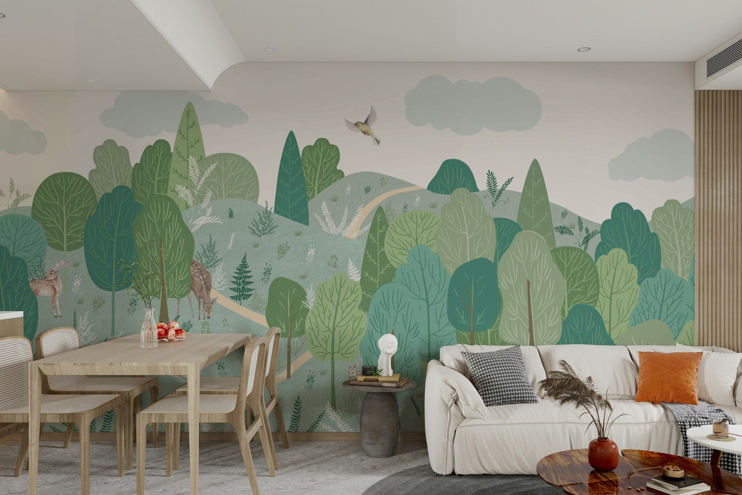 The air feels clean and fresh.

