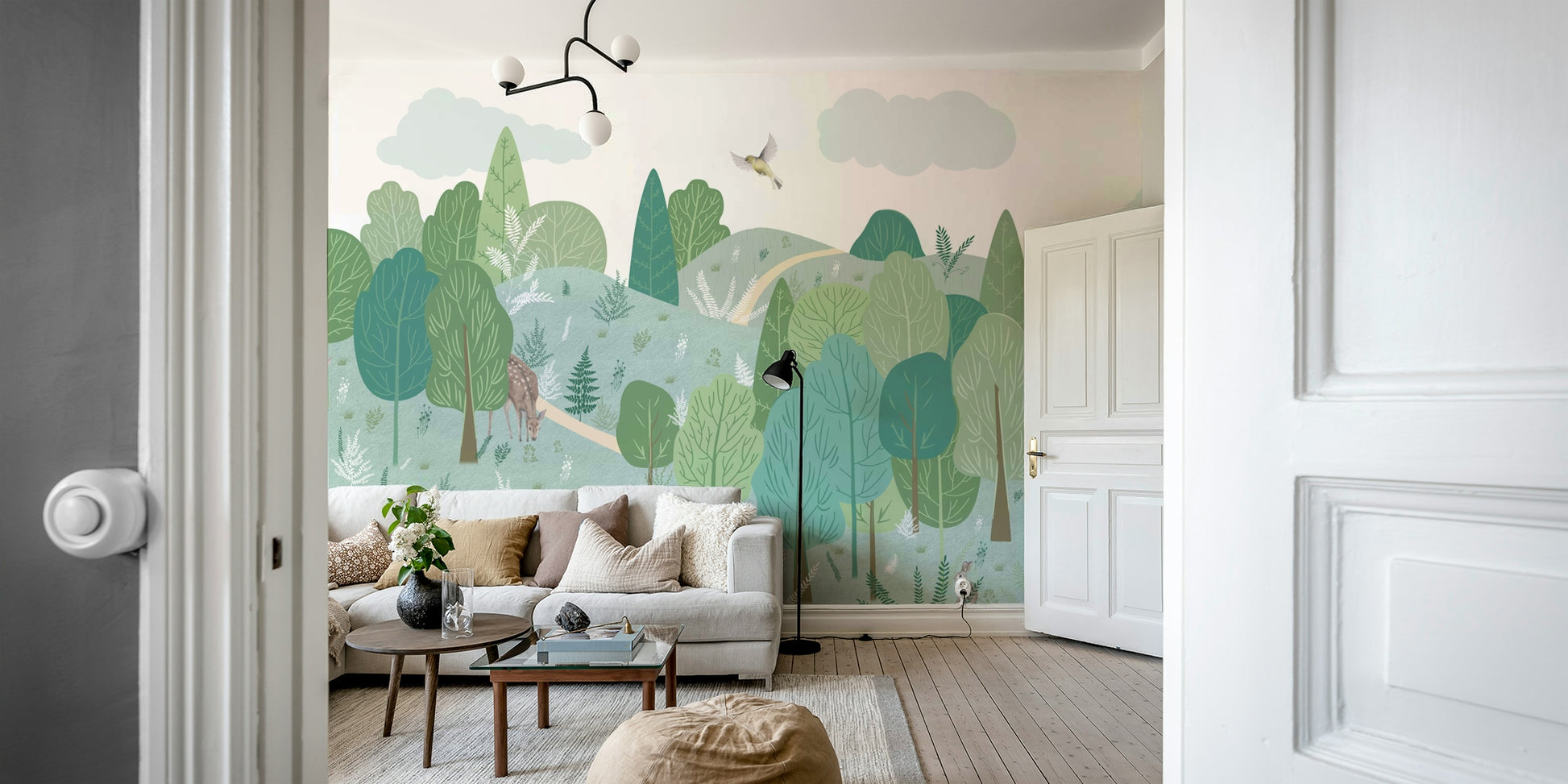 The foliage is a lush, vibrant green.

