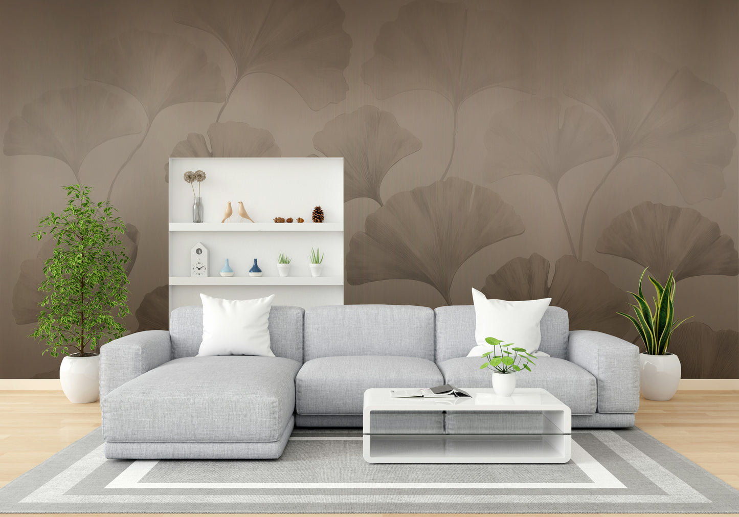 The overall design is simple and peaceful.

