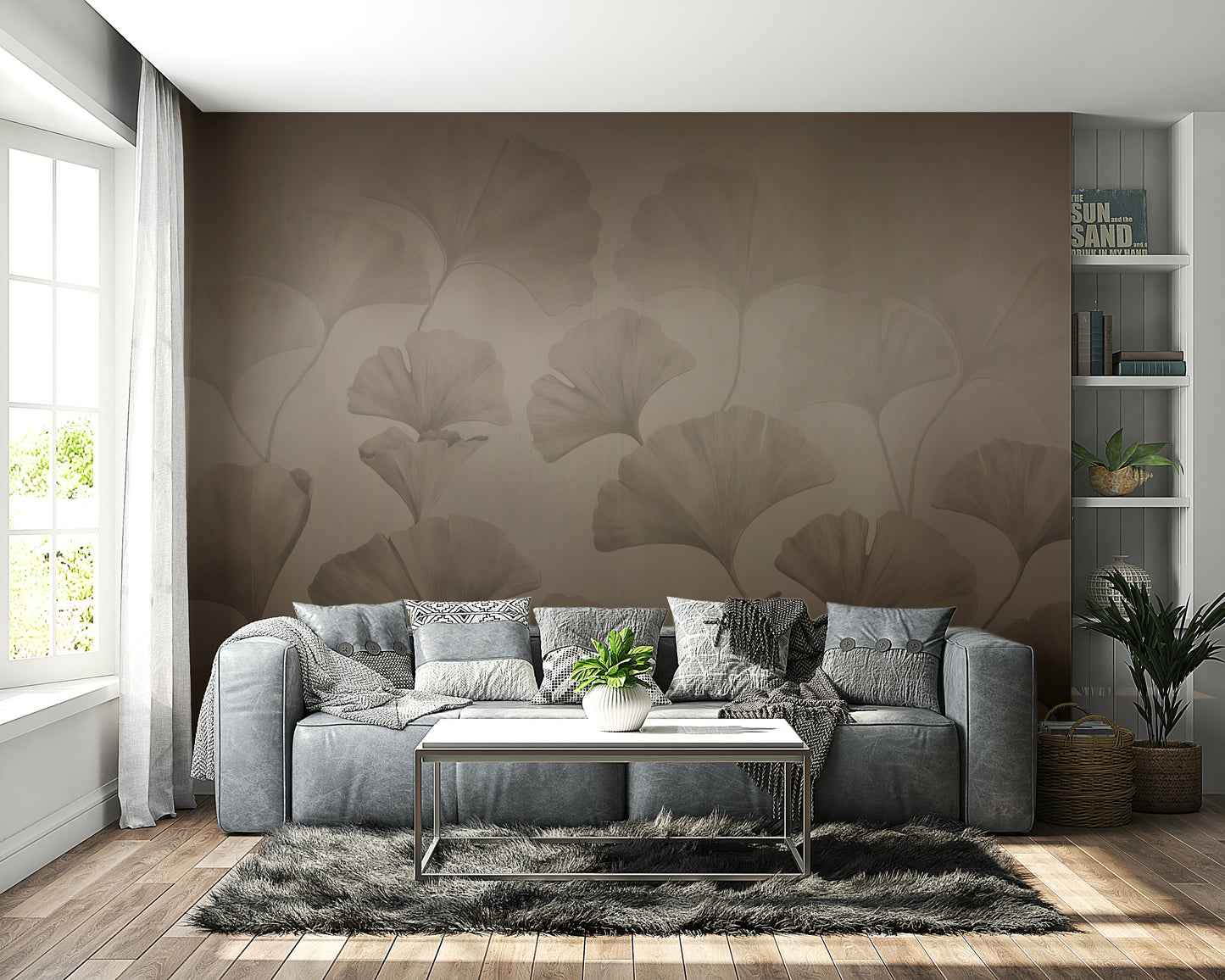 The colors are soft and soothing.

